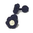 画像2: NEW TYPE FLOWER CUFFKNOTS/ネイビー・シャンパン (2)