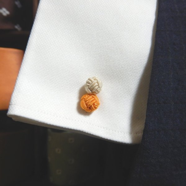 画像2: TRIPLE CUFFKNOTS/モスグリーン×シャンパン×オレンジ (2)