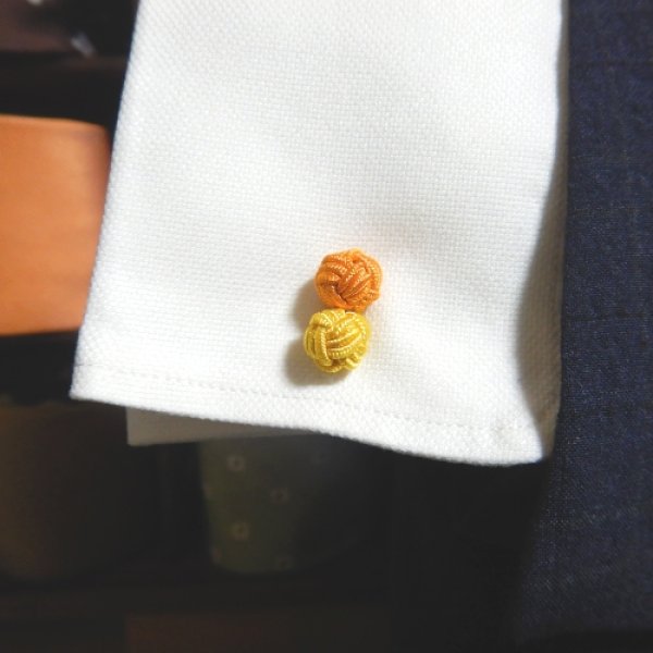 画像4: TRIPLE CUFFKNOTS/オレンジ×シャンパン×カラシ色 (4)