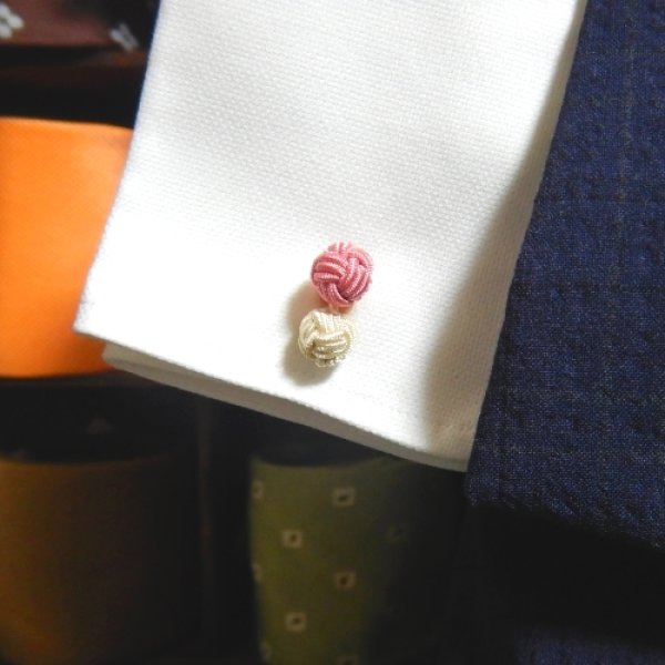 画像4: TRIPLE CUFFKNOTS/ブーガンヴィレ×シャンパン×ピンク (4)