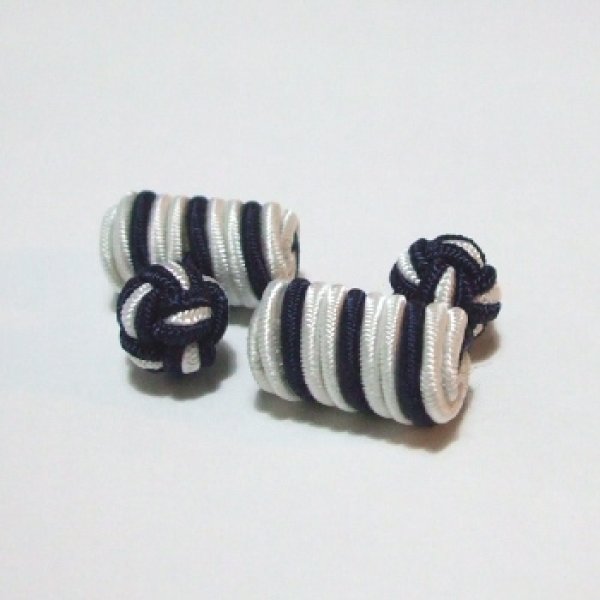 画像1: BARRELL CUFFKNOTS/ネイビー・ホワイト (1)